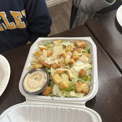 Beeps Pizza - Caesar salad was pretty good.
