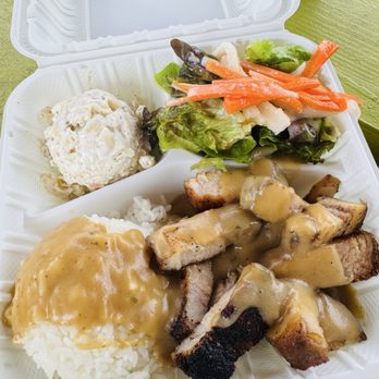 Kauai Menehune Kitchen - Roasted Pork Plate - Bakeries Near Me - Hanapepe, Hawaii Kauai Menehune Kitchen - Roasted Pork Plate - Bakeries Near Me - Hanapepe, Hawaii