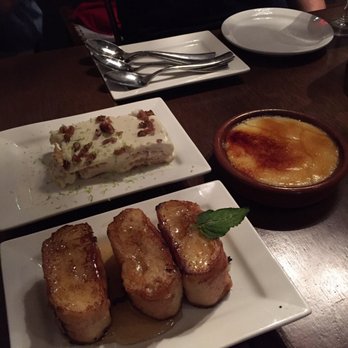 Toro Kitchen + Bar - Clockwise - Carlota, Crema Catalana and Torrijas - Tapas Bars Near Me - San Antonio, Texas