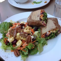 Kameleon Food and Drink - Garden Veggie Club wrap!