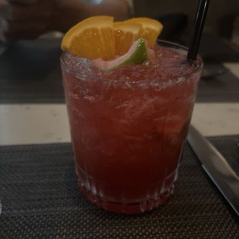 Fogo de Chão - Strawberry Hibiscus Caipirinha - Brazilian Near Me - Fort Lauderdale, Florida Fogo de Chão - Strawberry Hibiscus Caipirinha - Brazilian Near Me - Fort Lauderdale, Florida