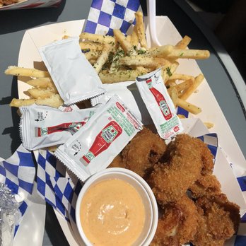 Blue Saigon - Fried shrimp w/ garlic fries ($9.99) - Asian Fusion Near Me - Pittsburg, California