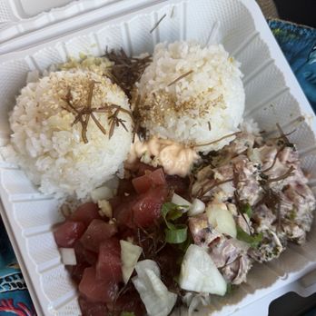 Poke To Your Taste - Poke 2 scoops plate - Poke Near Me - Hilo, Hawaii