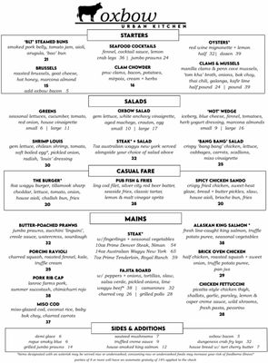 Menu photo 4 Oxbow Urban Kitchen Sumner, WA