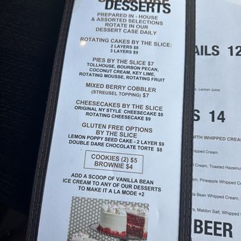 Kaminsky's Dessert Cafe - Menu - Coffee & Tea Near Me - Charleston, South Carolina