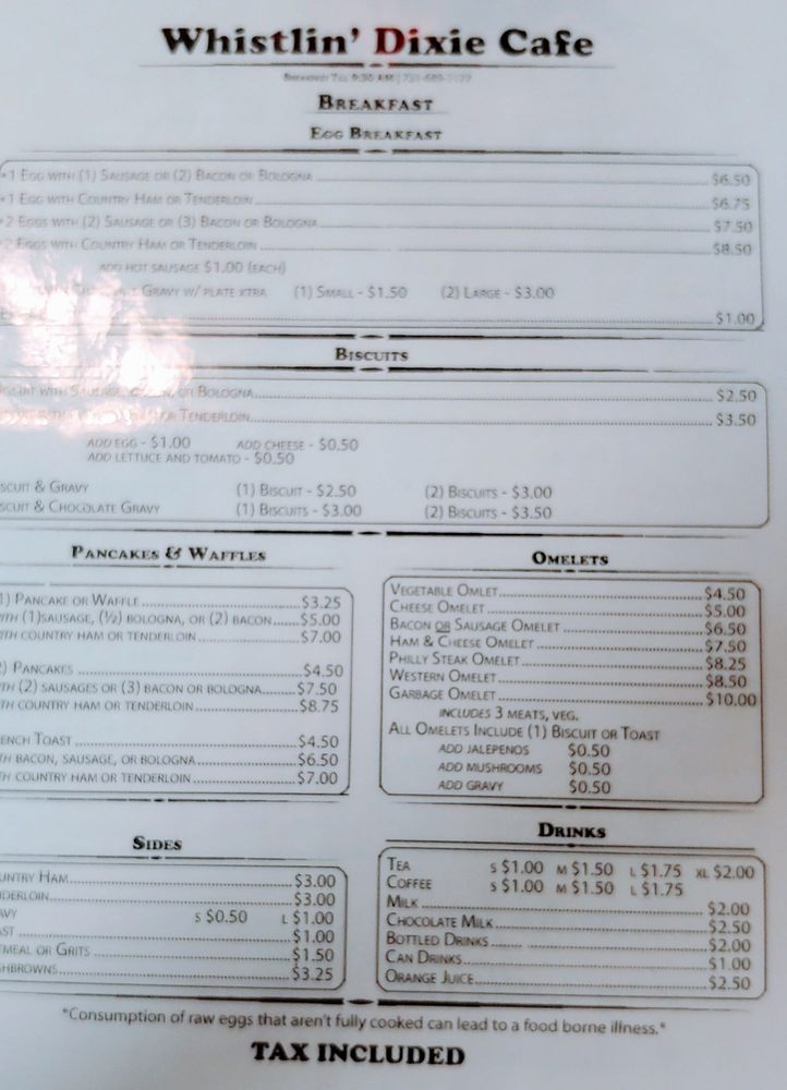 Whistlin Dixie Cafe Logo