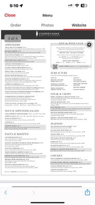 Menu photo 6 Cooper’s Hawk Winery & Restaurant Middleton, WI