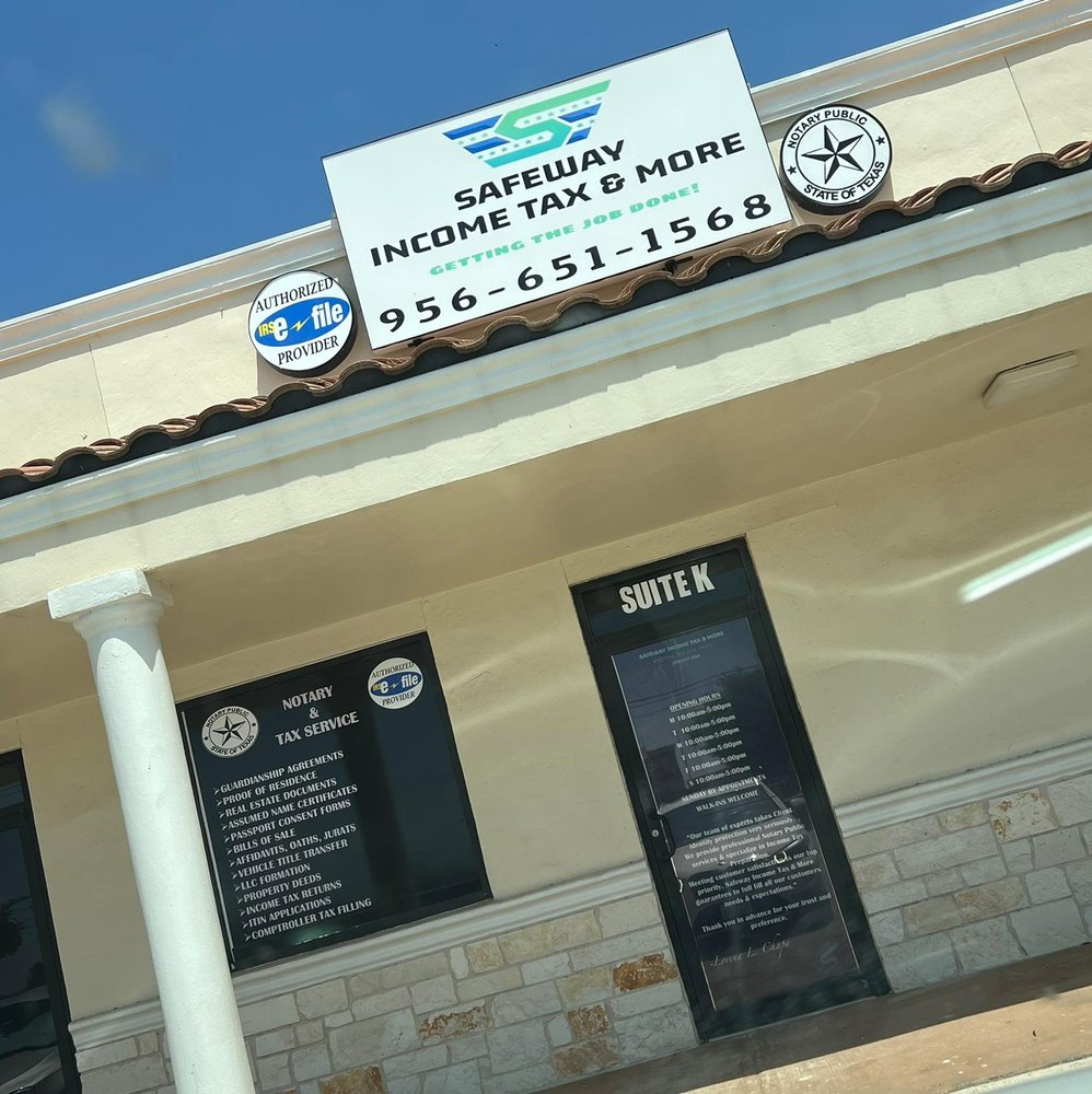 SAFEWAY TAX & NOTARY PUBLIC Updated October 2024 Request a