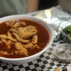 Navarro's Taqueria - Menudo! Very tasty.
