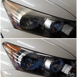 Before and after.
