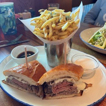 Pacific Table - Roast beef sandwich and fries - Seafood Near Me - Southlake, Texas Pacific Table - Roast beef sandwich and fries - Seafood Near Me - Southlake, Texas