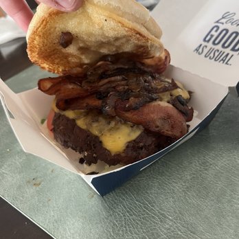 Culver's - Bacon deluxe with grilled onions - Burgers Near Me - St. John, Indiana