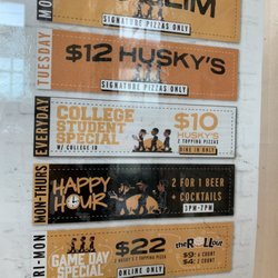 Slim & Husky's Pizza Beeria - Daily specials