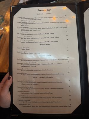Menu photo 4 Trattoria 360 Campbell, CA