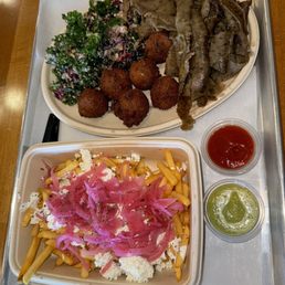 Lamb/Beef Plate & Crave Fries Lamb/Beef Plate & Crave Fries