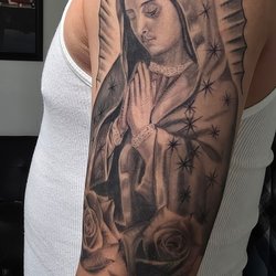 Healed Virgen de Guadalupe piece
