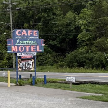 The Loveless Cafe - Classic 50's roadside sign. Love the architectural beauty! - Breakfast & Brunch Near Me - Nashville, Tennessee The Loveless Cafe - Classic 50's roadside sign. Love the architectural beauty! - Breakfast & Brunch Near Me - Nashville, Tennessee