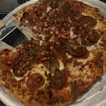 Origin - ER Meatlovers pizza - Beer Bar Near Me - Sarasota, Florida Origin - ER Meatlovers pizza - Beer Bar Near Me - Sarasota, Florida