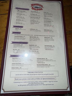Menu photo 4 Maverick Saloon Santa Ynez, CA Menu photo 4 Maverick Saloon Santa Ynez, CA