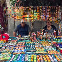 Arte Huichol - Behind all the colours, there are the brother and sister team that are Arte Huichol.