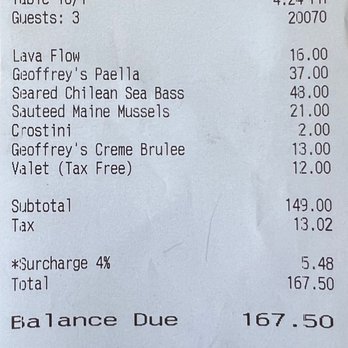Geoffrey's Malibu - For 3 people - Seafood Near Me - Malibu, California