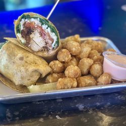 The Brickyard Bar - Chicken Wrap with Tots