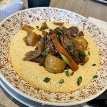 Dawn AM Eatery - Pot Roast with Jalapeno Grits - Southern Near Me - Chicago, Illinois Dawn AM Eatery - Pot Roast with Jalapeno Grits - Southern Near Me - Chicago, Illinois