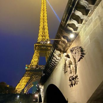 Vedettes du Pont Neuf - Catching the Eiffel Tower as the light show began - Boat Charters Near Me - Paris, 75 Vedettes du Pont Neuf - Catching the Eiffel Tower as the light show began - Boat Charters Near Me - Paris, 75