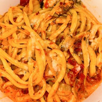 MoCo's Founding Farmers - Shrimp & Sun-Dried Tomato Bucatini - New American Near Me - Potomac, Maryland MoCo's Founding Farmers - Shrimp & Sun-Dried Tomato Bucatini - New American Near Me - Potomac, Maryland