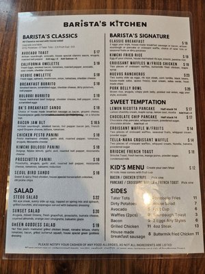 Menu photo 8 Barista's Kitchen Yorba Linda, CA Menu photo 8 Barista's Kitchen Yorba Linda, CA