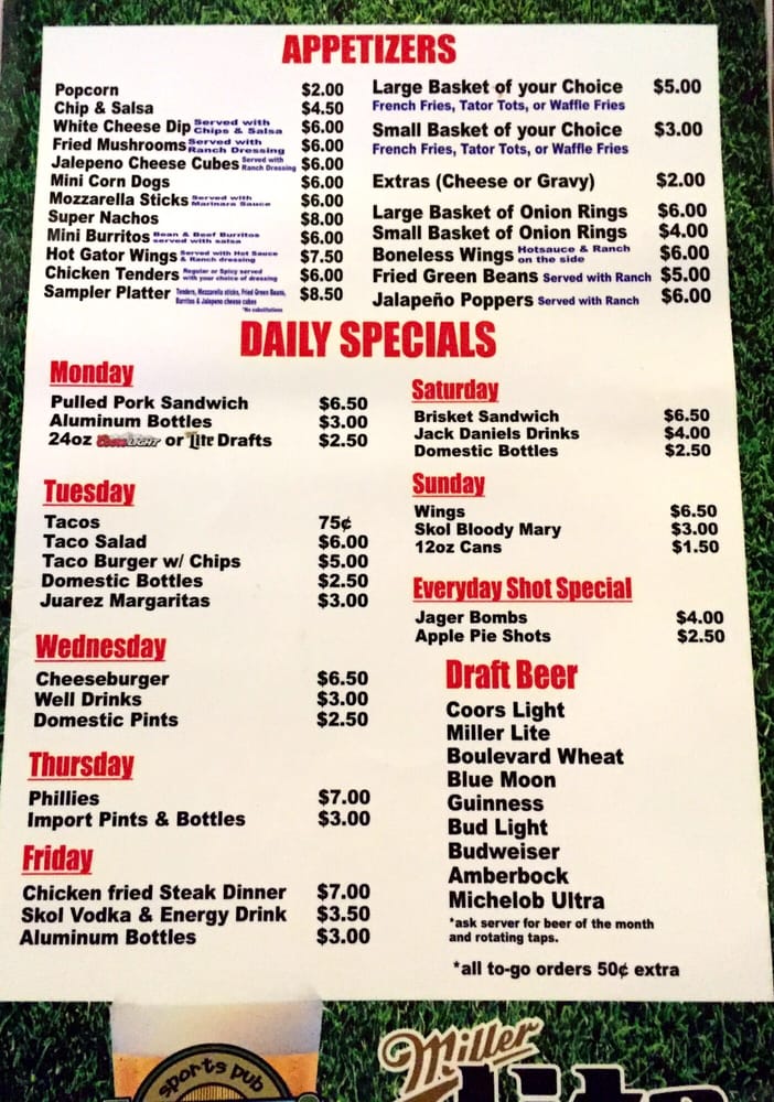 Tailgaters Sports Pub & Grub