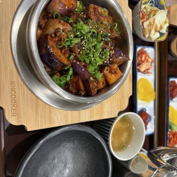 Damsot - Spicy eggplant with pork - Korean Near Me - Los Angeles, California