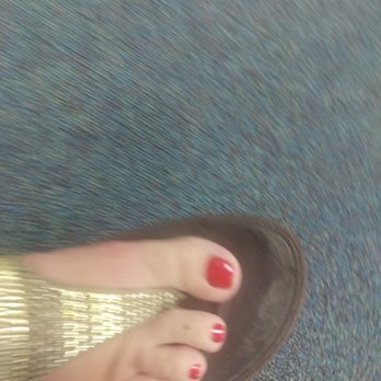 Rebecca's Nails - Pedicure picture, 4 days later. - Nail Salons Near Me - Monroe, Washington