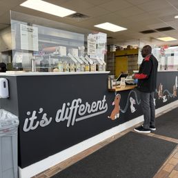Inside of the restaurant