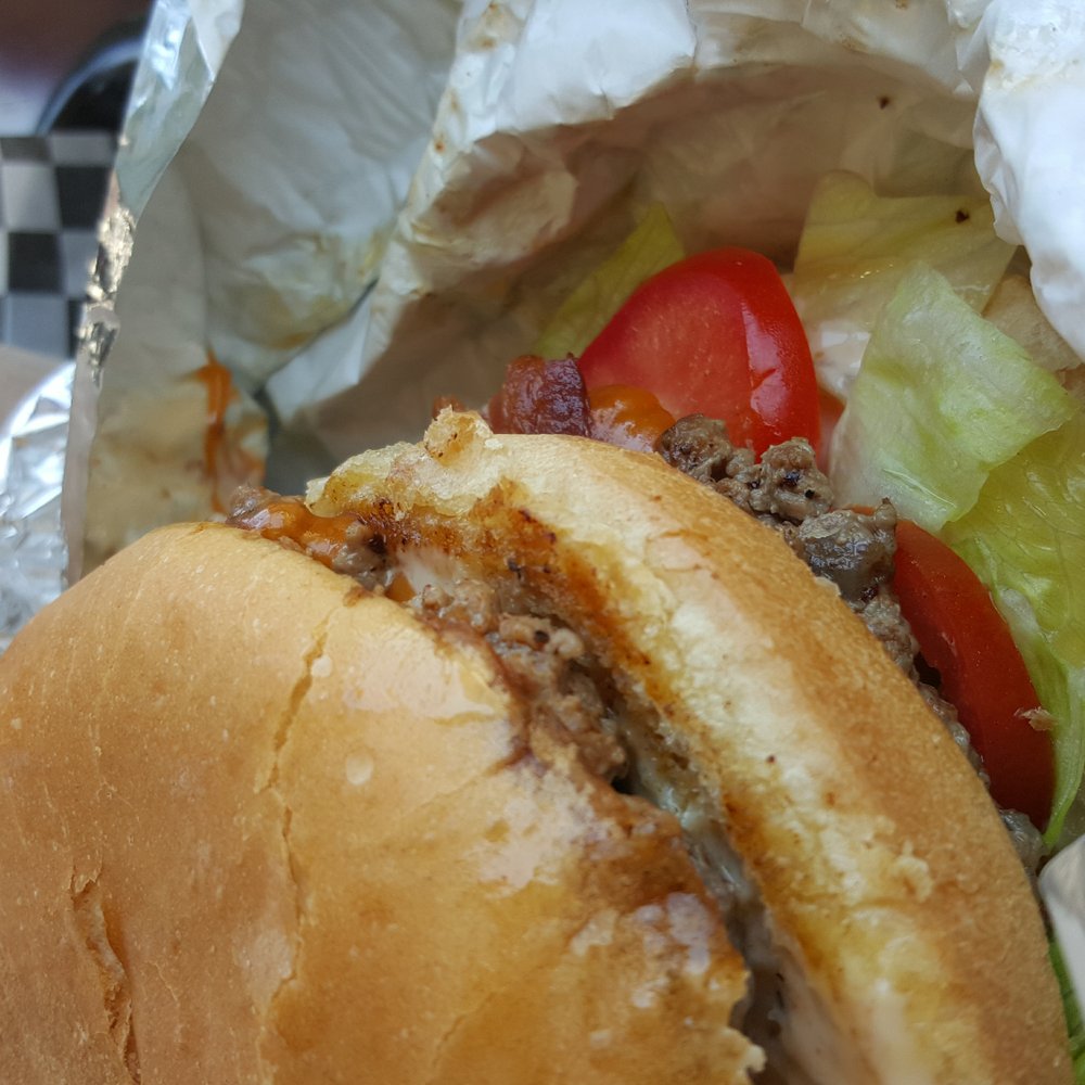 The bulging burger The bulging burger