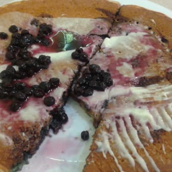 About Time Cafe - Blueberry Cheesecake Pancakes,  OMG - Breakfast & Brunch Near Me - Sunrise, Florida