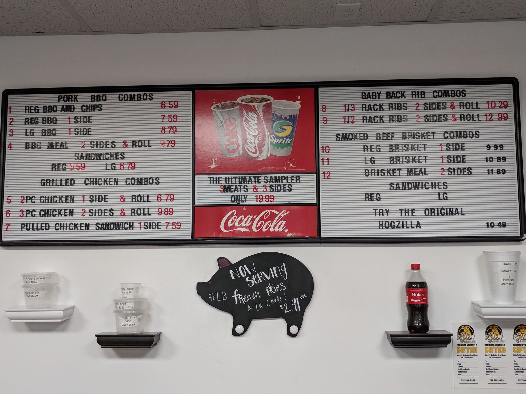 The Pig Shop - menu - Barbeque Near Me - Virginia Beach, Virginia The Pig Shop - menu - Barbeque Near Me - Virginia Beach, Virginia