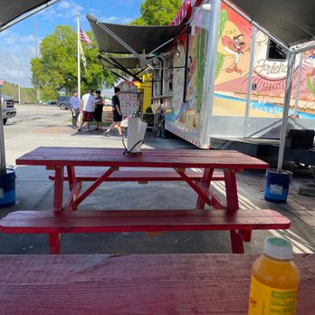 Tacos My Friend - Cool outside eating area. - Mexican Near Me - Winter Haven, Florida Tacos My Friend - Cool outside eating area. - Mexican Near Me - Winter Haven, Florida