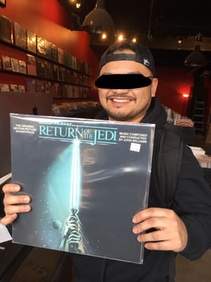 Photo of Material World - Brooklyn, NY, US. Return of the Jedi! What a nerd!