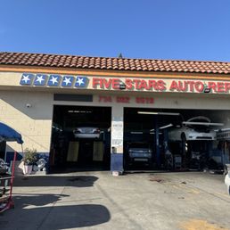 Exterior outside entrance of Five Star Auto Repair - Westminster, California Exterior outside entrance of Five Star Auto Repair - Westminster, California
