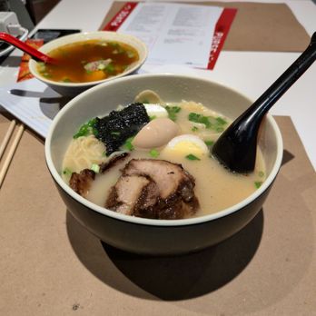 Little Purse - Miso soup with tonkotsu ramen. - Asian Fusion Near Me - Houston, Texas