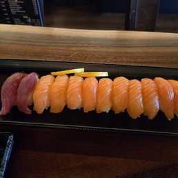 Tuna and Salmon Nigiri