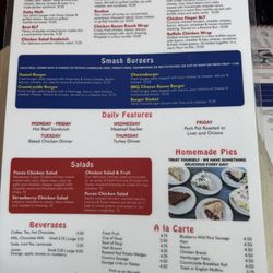 Peg's Countryside Cafe - Lunch menu