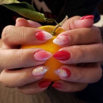 Lavish Lounge nails - Nails by Vincent. Asked for CNY theme and the outcome was awesome. - Nail Salons Near Me - Folsom, California Lavish Lounge nails - Nails by Vincent. Asked for CNY theme and the outcome was awesome. - Nail Salons Near Me - Folsom, California