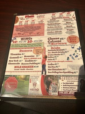 Menu photo 2 Anthony’s Pizzeria Fayetteville, GA