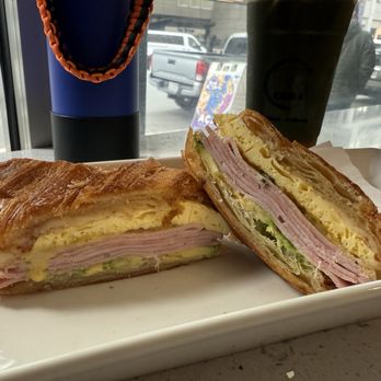 Kuma cafe - Breakfast croissant sandwich - Coffee & Tea Near Me - San Diego, California