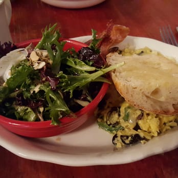 Devil's Food Bakery - Scramble with aide salad - Bakeries Near Me - Denver, Colorado