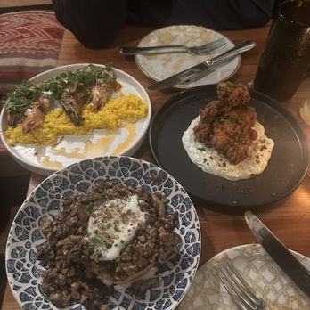 Gypsy Kitchen DC - Shrimp, chicken, mushroom toast - Tapas/Small Plates Near Me - Washington, DC, District of Columbia Gypsy Kitchen DC - Shrimp, chicken, mushroom toast - Tapas/Small Plates Near Me - Washington, DC, District of Columbia