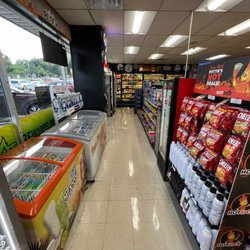 Hot Spot - Ice Cream Freezer and Snacks section at the Murphy Hot Spot