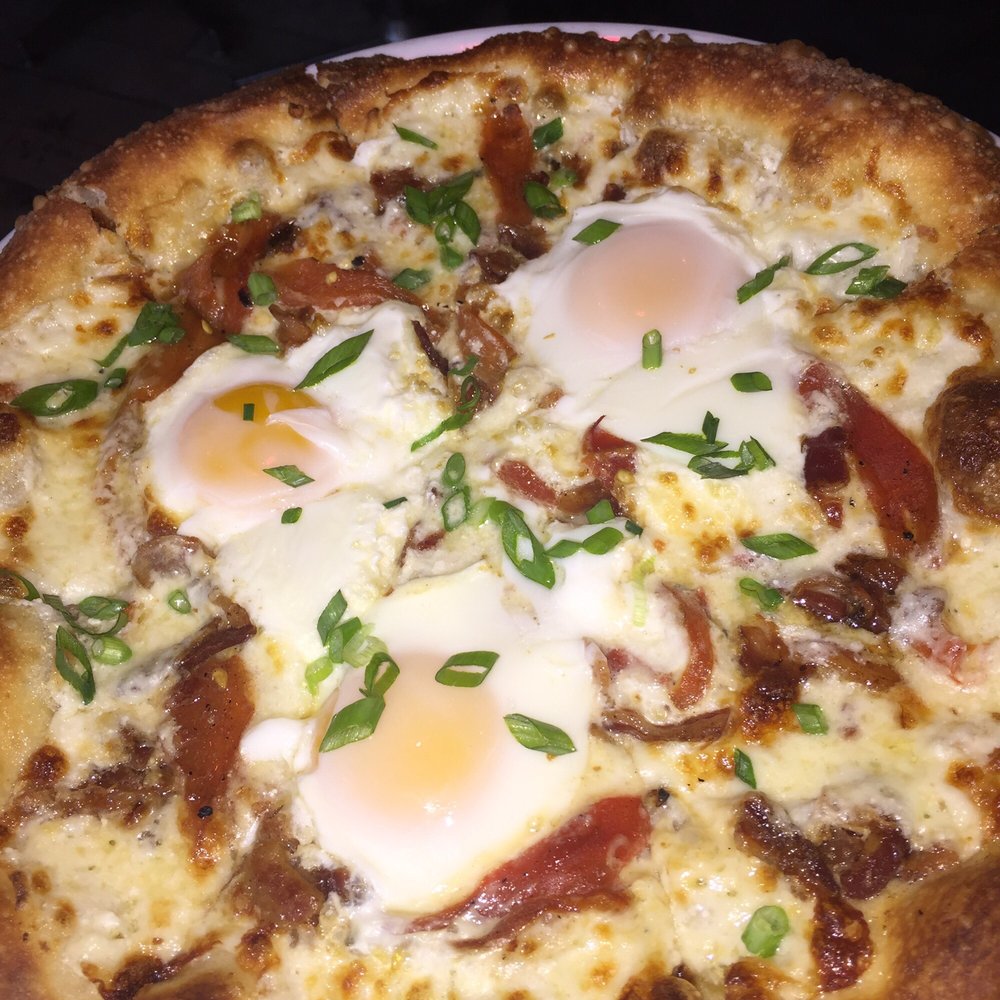 Rustico - Breakfast pizza - yolk and delicious ! - New American Near Me - Alexandria, Virginia Rustico - Breakfast pizza - yolk and delicious ! - New American Near Me - Alexandria, Virginia